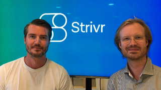 Carl-Fredrik Svensson och Fabian Lindegren, grundare, Strivr
