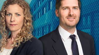 Katarina Sonnevi, ansvarig chef för Capital Markets & Daniel Turner, Deputy Head of Capital Markets, Cushman & Wakefield