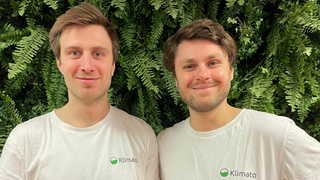 Anton Unger, vd och medgrundare av Klimato och Christoffer Connée, medgrundare och head of sales.