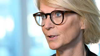 "Det ekonomiska läget är utmanande, men Sverige har alla förutsättningar för att ännu en gång hantera en svår tid", säger finansminister Elisabeth Svantesson. Foto: TT