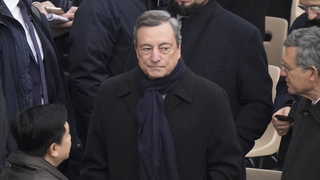 Bild på Mario Draghi, EU-politiker som i september släppte rapport som skakade om unionen.