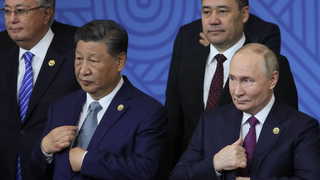 Kinas ledare Xi Jinping och Rysslands president Vladimir Putin
