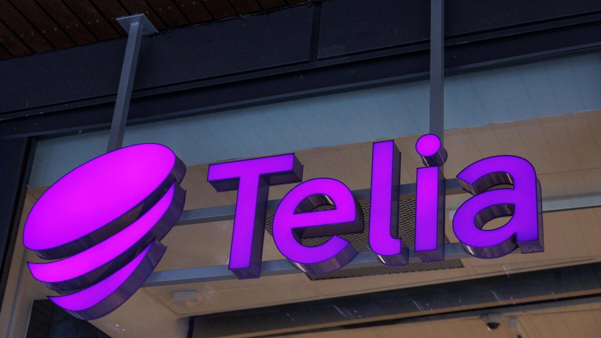 Kvartalsrapport från mobiloperatören Telia. Arkivbild