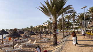 Playa del Camison på Teneriffa. Arkivbild.
